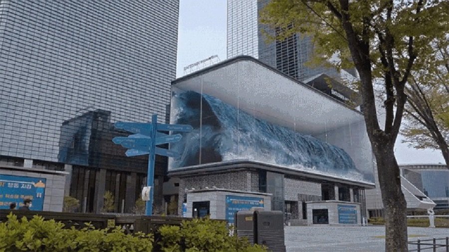 這樣炫酷的裸眼3D大屏你見過嗎？