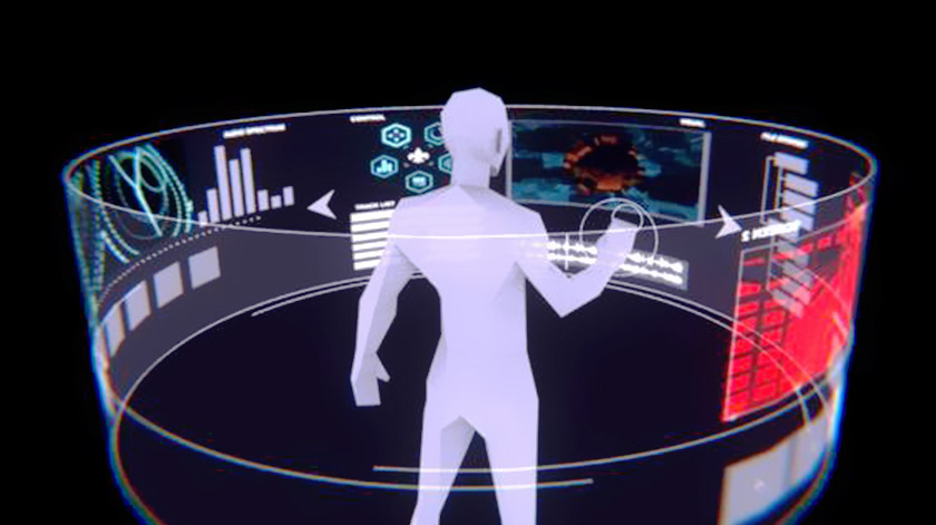 VR互動(dòng)裝置演示效果