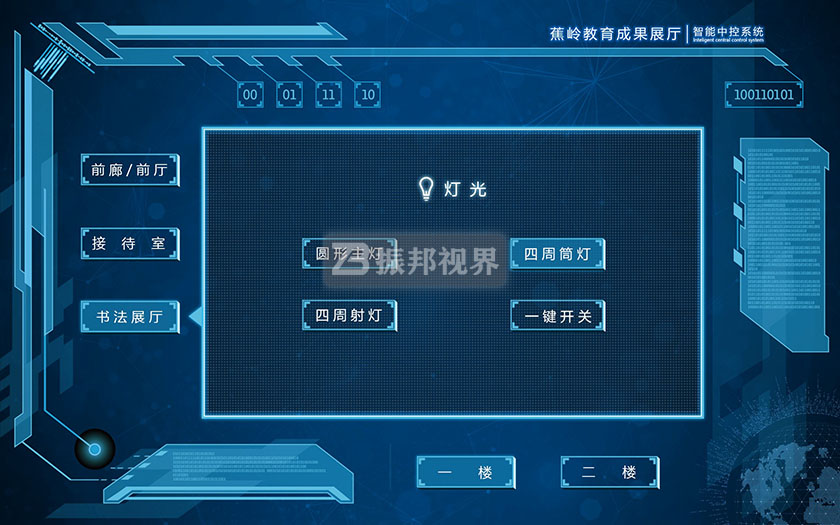 中控系統操作界面設計效果