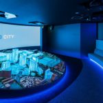 現代展廳3d全息投影沙盤