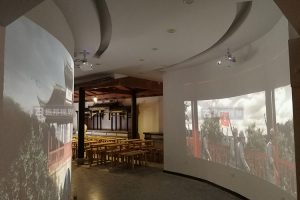 博物館投影互動墻應用實例：設計方案如何優化文化展廳觀眾參與度。