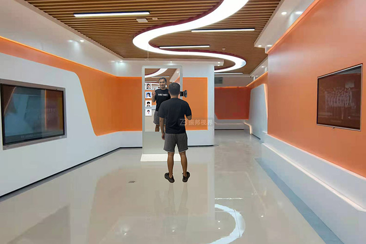 展廳AI換裝換臉互動設備